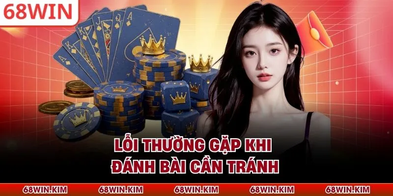 Lỗi thường gặp khi đánh bài cần tránh